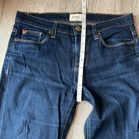 Hudson Jeans Nico midrise super skinny, dark blue jeans. - Picture 4 of 7